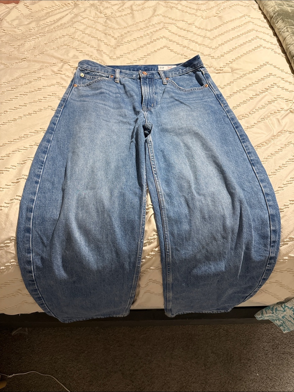 Blue Barrel High Rise Denim Jeans for Women